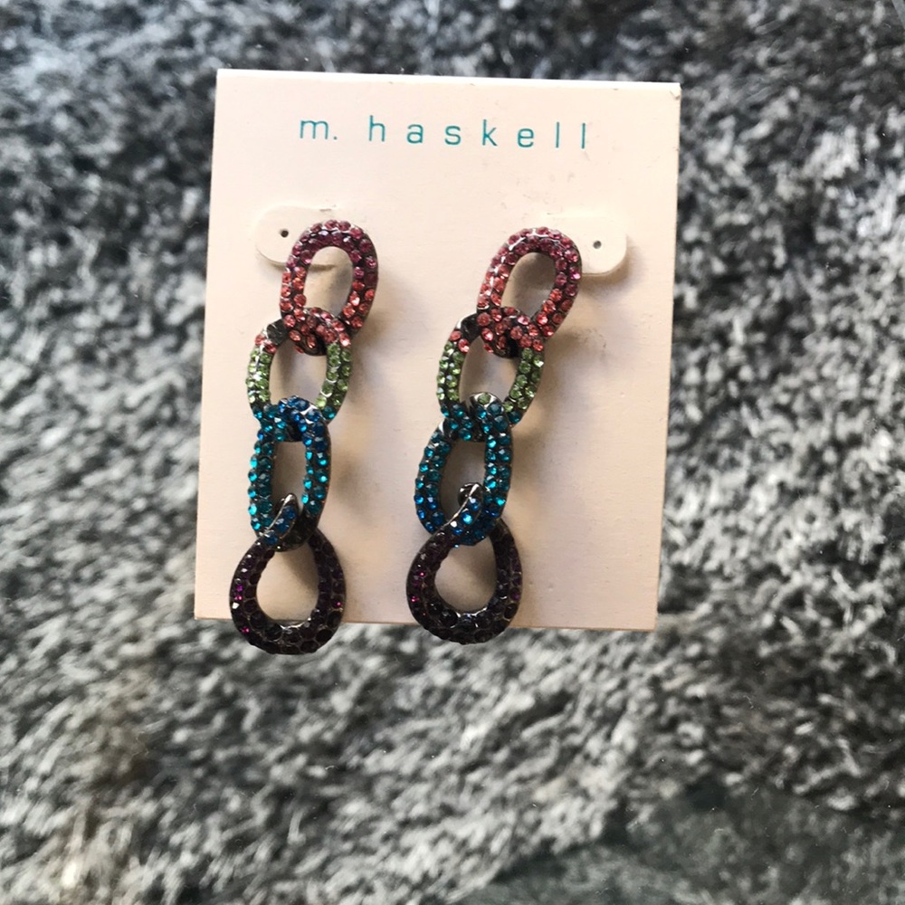 Multi-Color Dangling Earrings - NWT